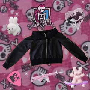 Fashion Nova Black Off-Shoulder Bomber Jacket